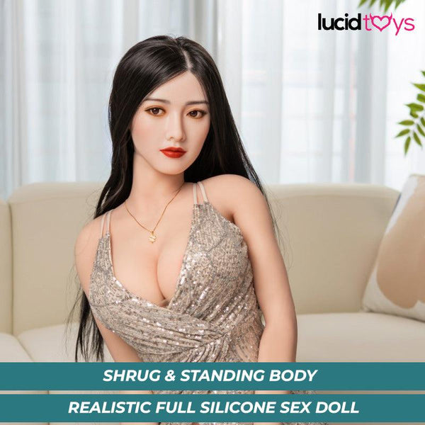 Youqdoll - Mackenzie - Realistic Full Silicone Sex doll - 163cm - Natural - Lucidtoys