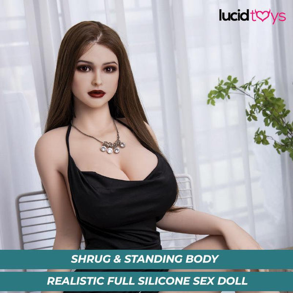 Youqdoll - Yazmin - Realistic Full Silicone Sex doll -170 cm - Natural - Lucidtoys
