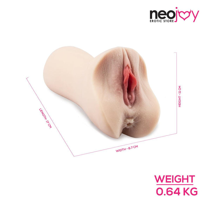 Neojoy - Two holes Pussy stroker - 17CM - Light Skin - Lucidtoys