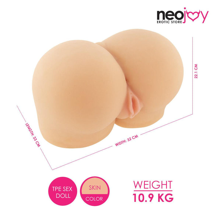 Neojoy Miss Buttocks Realistic Sex Doll with Pussy and Ass TPE Flesh - Large - 10.9Kg - Lucidtoys