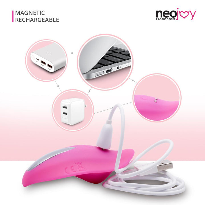 NeoJoy Leaf Vibrator - Pink | 9 Functions - lucidtoys.com