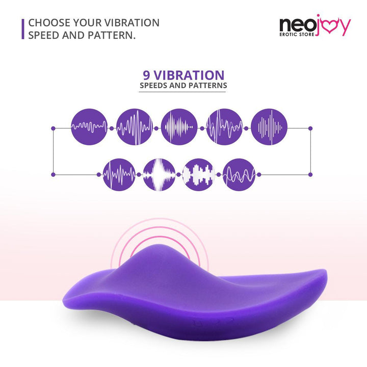 NeoJoy Leaf Vibrator - Purple | 9 Functions - lucidtoys.com