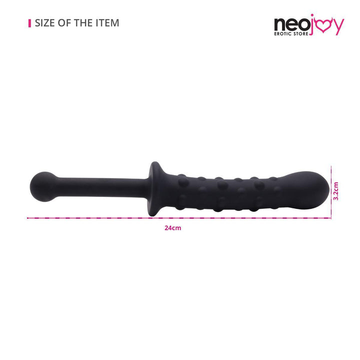 Neojoy Silicone Anal Dildo- Black - 9.4inch - 24cm Anal Dildos - lucidtoys.com Dildo vibrator sex toy love doll