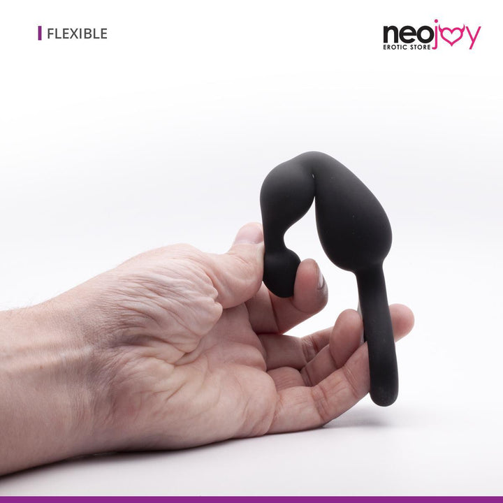 Neojoy Beaded Anal Dildo with double loops - lucidtoys.com