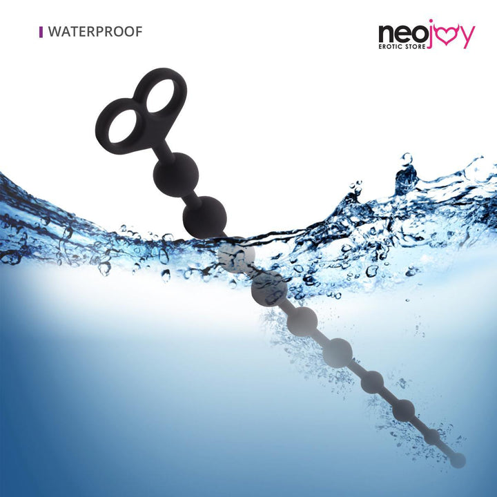 Neojoy Anal Beads with double loops - lucidtoys.com