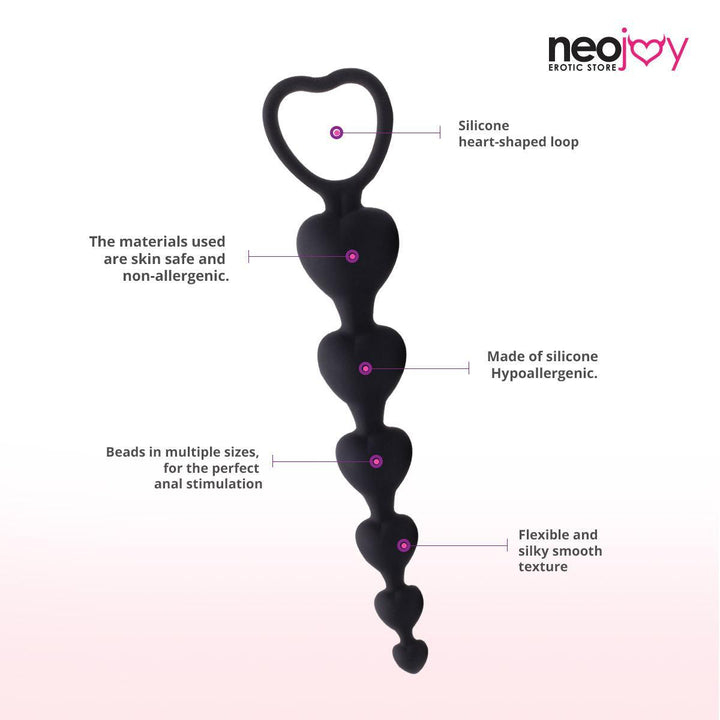 Neojoy Medium Anal Beads - lucidtoys.com