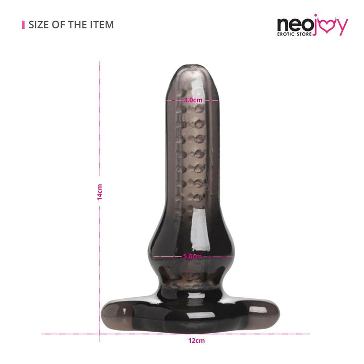 Neojoy Clear Butt Plug Silicone Classic Toy for Anal Play Comfy and Pleasant Insertion Butt Plugs - lucidtoys.com Dildo vibrator sex toy love doll