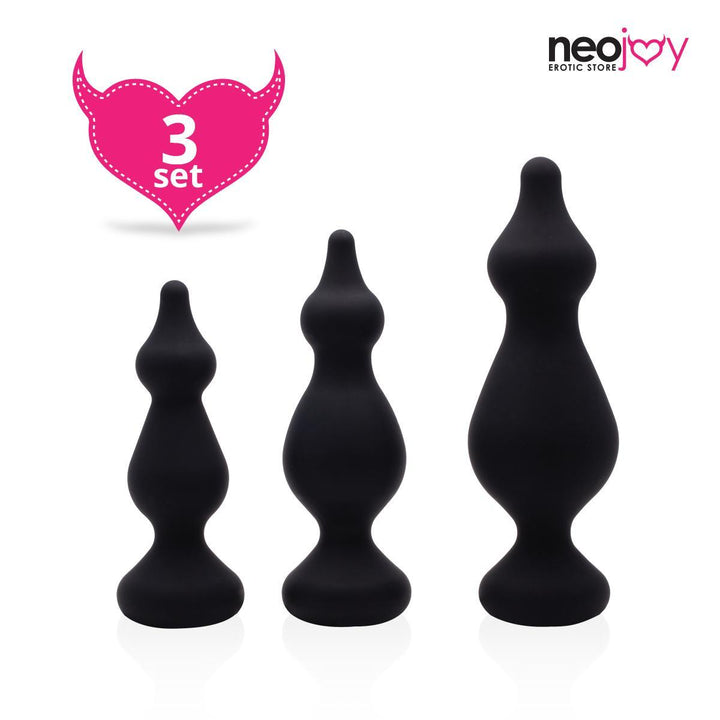 Neojoy - 3 sizes anal plugs