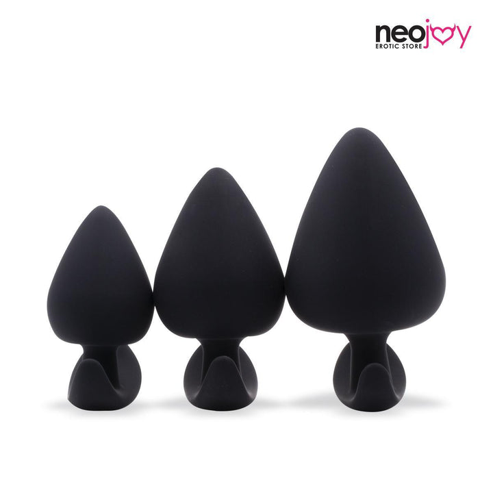 Neojoy 3 sizes silicone Anal Plugs