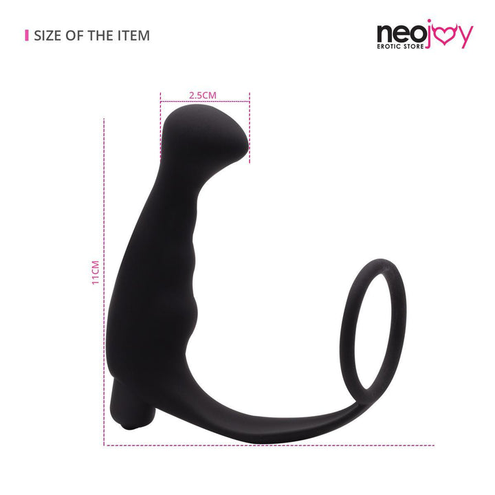 Neojoy Prostate Plug with Penis Ring - lucidtoys.com