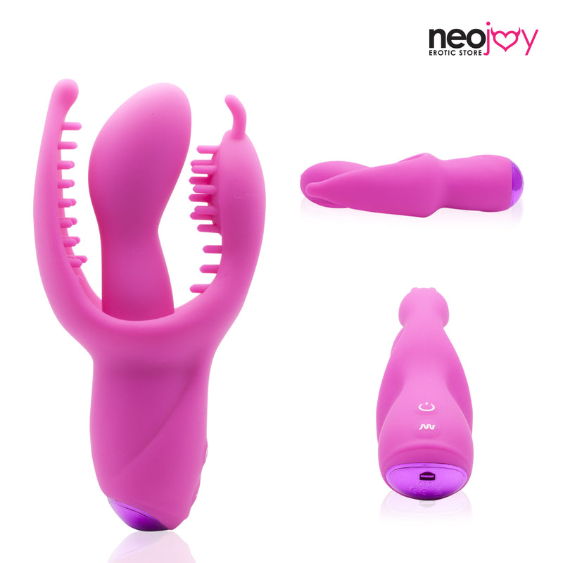 Neojoy G-spot 10- Vibration functions Silicone Clitoral Stimulator - Pink video