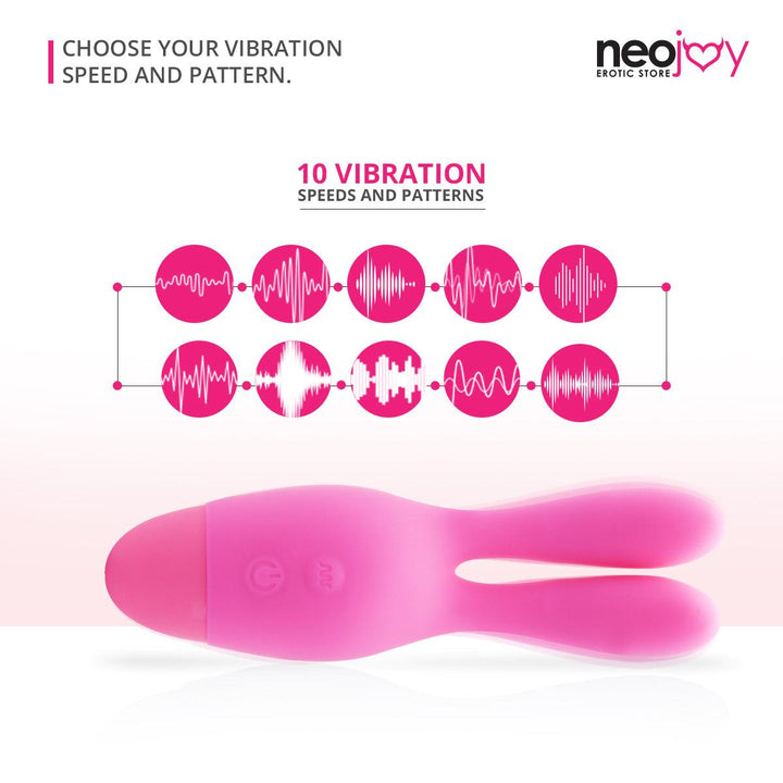 Neojoy Bunny Ears Vibrator Pink
