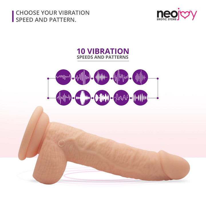 Neojoy - Skinlike Vibrating Lover (Flesh) - lucidtoys.com