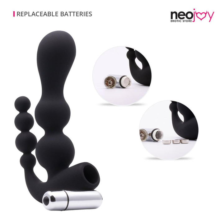 Neojoy Double Vibrating Plug Anal Vibrator - lucidtoys.com Dildo vibrator sex toy love doll