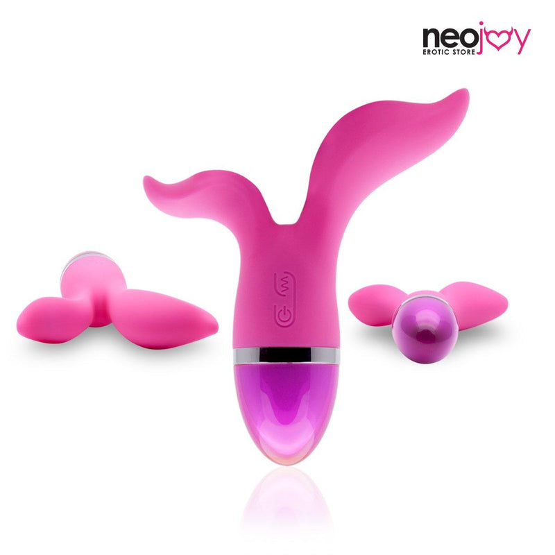 NeoJoy Double Pleasure Dual Vibrator Silicon 9 Function USB Rechargeable Vibration video