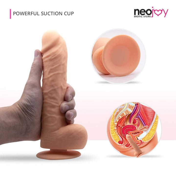Silicon Flesh Dildo | Penis with Suction Cup Sex Toy | Neojoy - Material