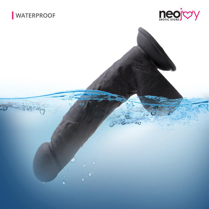 Neojoy 10.4" Girthy Lover  (Black) - lucidtoys.com