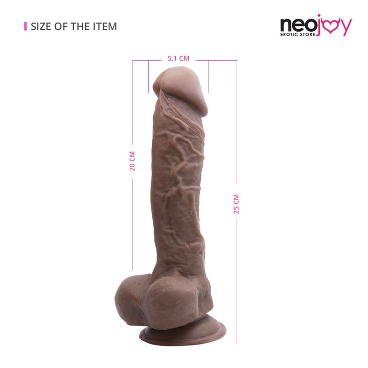 Neojoy - Colossal Cock - Brown - lucidtoys.com
