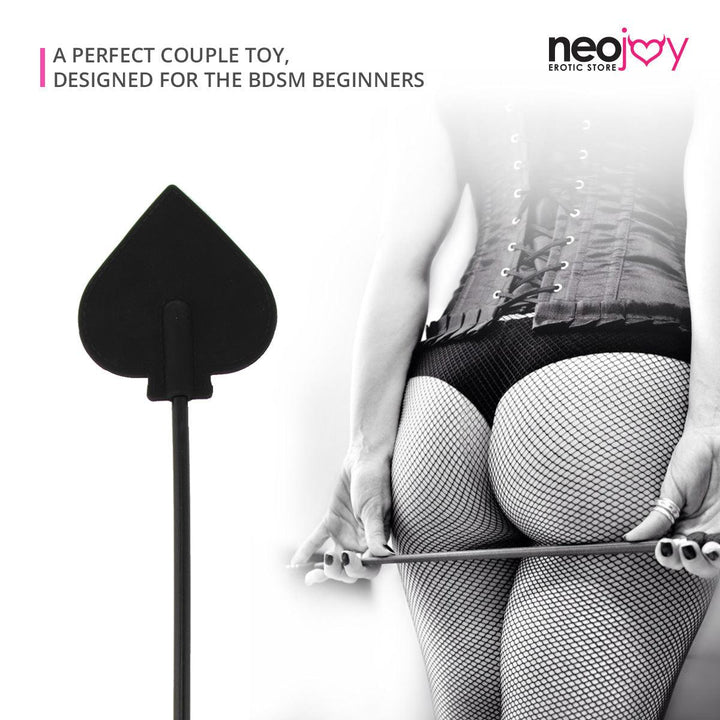 Neojoy Spade Bondage Spanker Silicone - Black 19.68 inch - 50cm