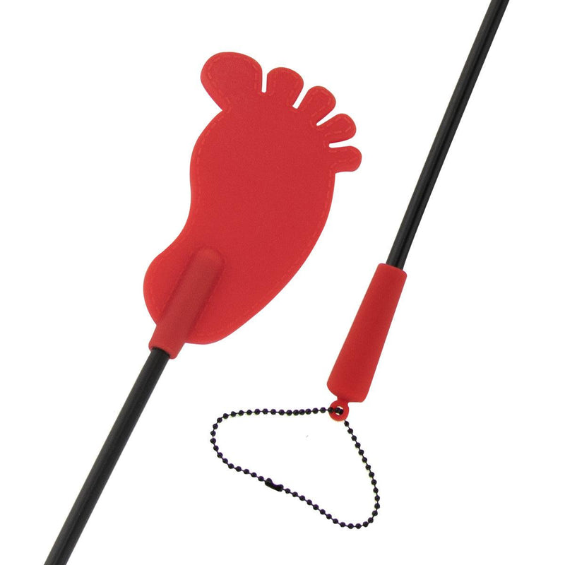 Neojoy Foot Bondage Spanker Silicone - Red 19.68 inch - 50cm video