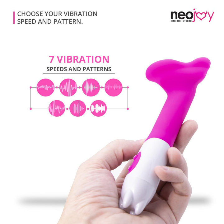 Neojoy The Pussy Licker Silicone Clitoral Vibrator 7-Speed Functions