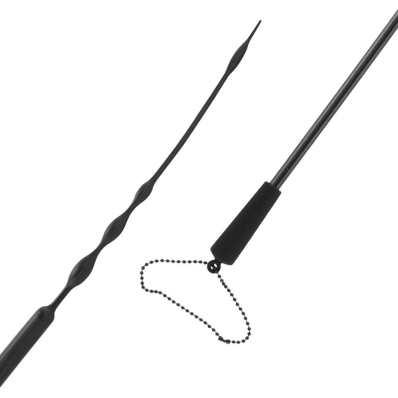Neojoy Flogger Bondage Spanker Silicone - Black 19.68 inch - 50cm video