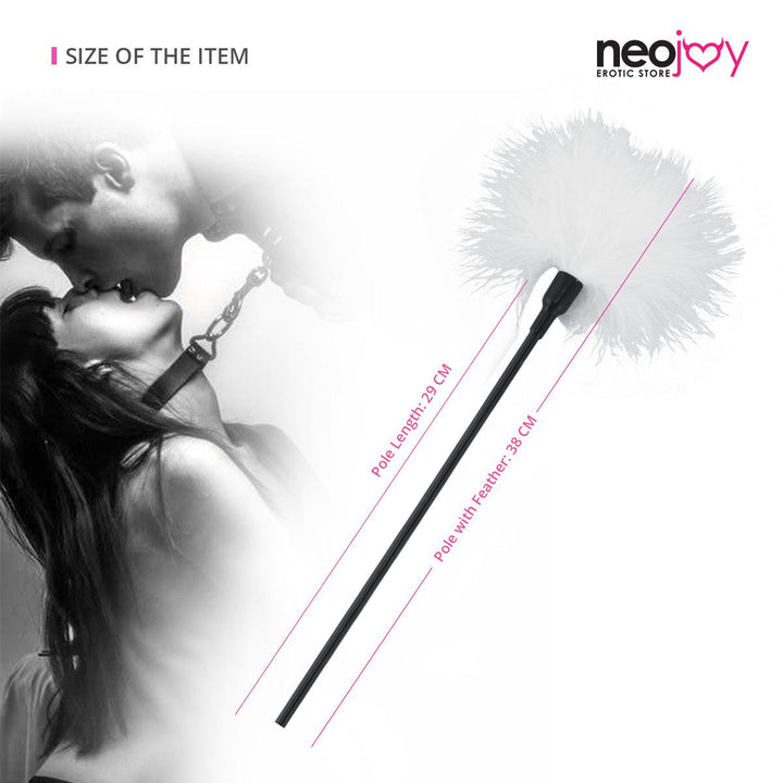 Neojoy Feather white Tickler - white 14.96 inch - 38 cm 5