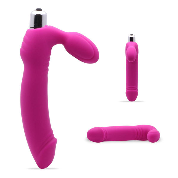 Neojoy Double Dildo Vibrator Insertable - Large Pink