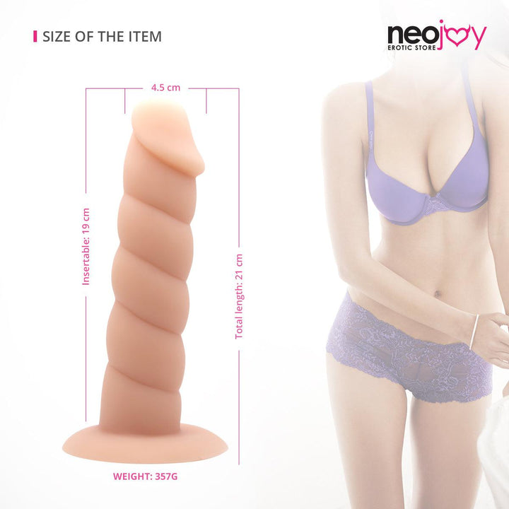 Neojoy 7.5" Twisted Anal Dildo Anal Dildos - lucidtoys.com Dildo vibrator sex toy love doll