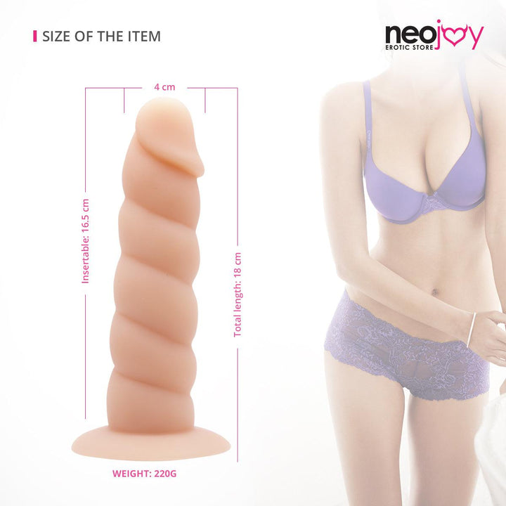 Neojoy 6.5" Twisted Anal Dildo Anal Dildos - lucidtoys.com Dildo vibrator sex toy love doll