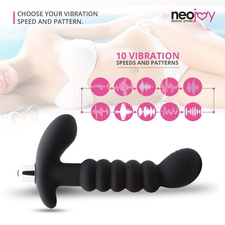 Neojoy 10 Anal Bliss Prostate Massager 10 Functions - Lucidtoys