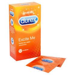 Durex Excite Me 12 Pack Condoms