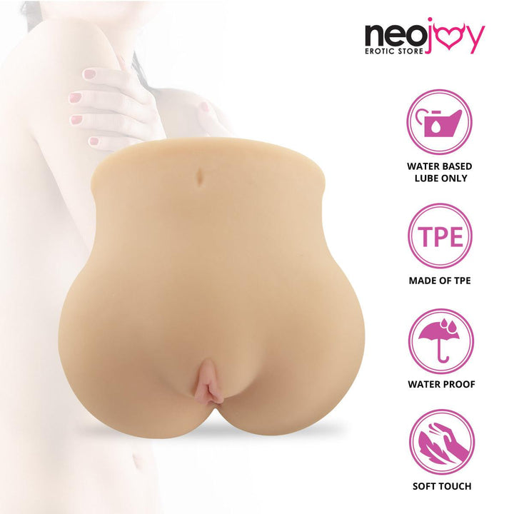 Neojoy Amazing Ass Male Masturbator - 3D Real Feel Butt for Anal and Vaginal Sex - Lucidtoys