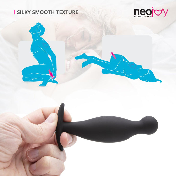Neojoy Elegant Anal Prober - Silicone Hypoallergenic Butt Plug Prostate Massager - P-Spot Anal Stimulation - Adult Sex Toy - Lucidtoys