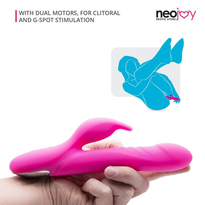 Neojoy 360 Premium Rabbit Vibrator Silicone USB Rechargeable - Lucidtoys