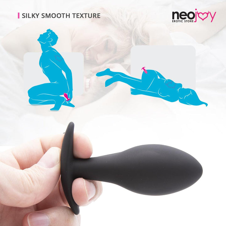 Neojoy Rear-entry Plug - Silicone Hypoallergenic Butt Plug Prostate Massager - P-Spot Anal Stimulation - Adult Sex Toy - Lucidtoys