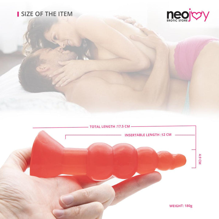 Neojoy - Jelly Anal Plug - 17.5cm - 6.9 inch - Lucidtoys