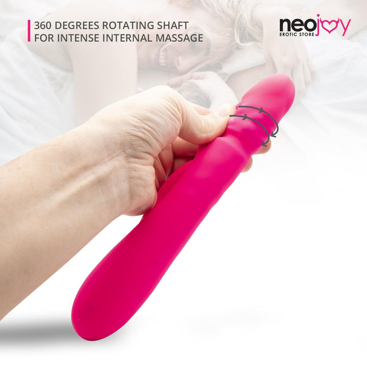 Neojoy 360 Bunny Rabbit Vibrator Silicone USB Rechargeable - Lucidtoys