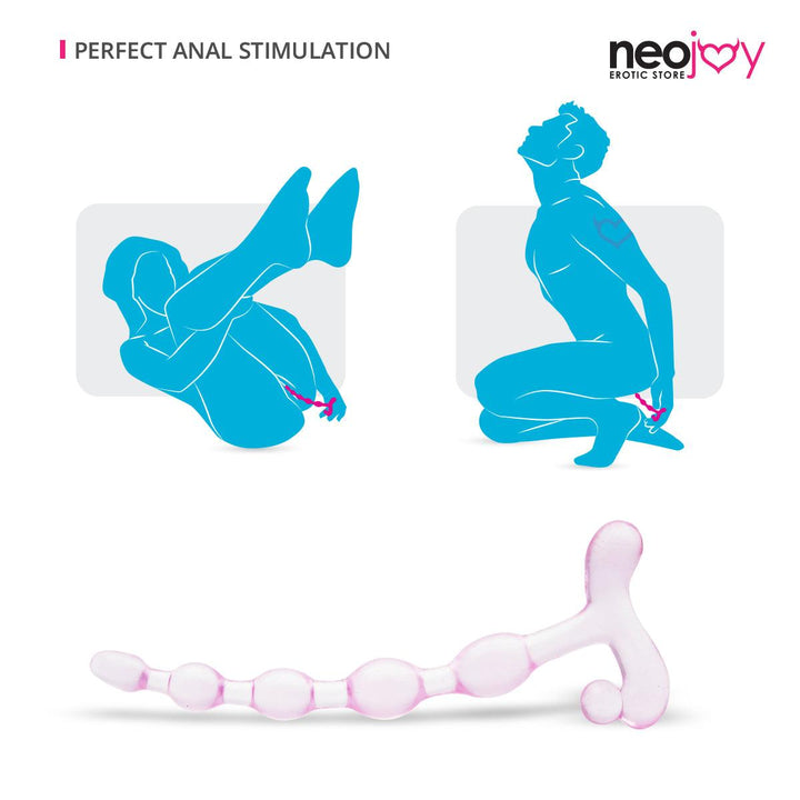 Neojoy Beaded Sword - Anal Beads Prostate Massage Butt Plug Flexible Anal Prober - Adult Sex Toy - Lucidtoys