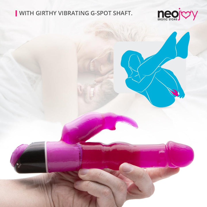 Neojoy Slim Rabbit Vibrator Silicone - Lucidtoys
