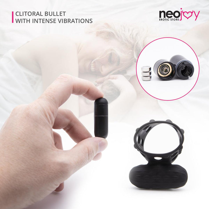 Neojoy Turbo Cock Ring Silicone Penis Ring for Enhanced Erection - Clitoral Toy - Lucidtoys