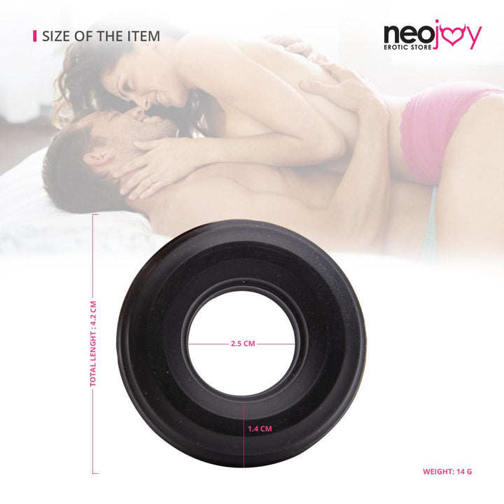 Neojoy Penis Tire Silicone Penis Ring for Enhanced Erection - Extra Thick Cock - Lucidtoys
