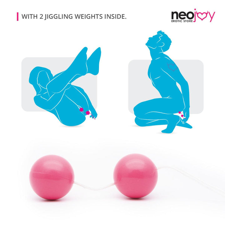 Neojoy Inserta-balls Geisha Balls for Pelvic Training - Exercise Weights Toy - Lucidtoys