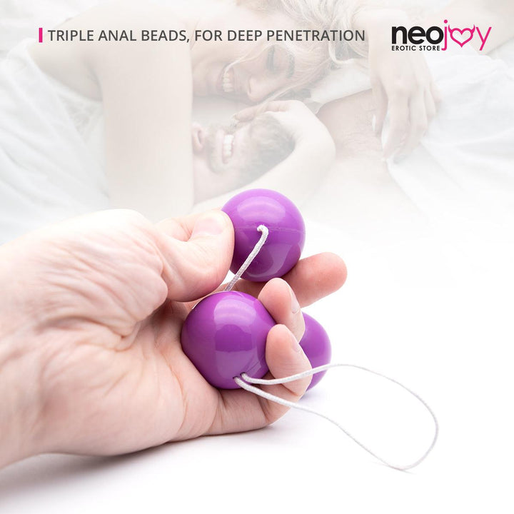 Neojoy Triple-Oh Geisha Balls for Pelvic Training - Exercise Weights Toy - Lucidtoys