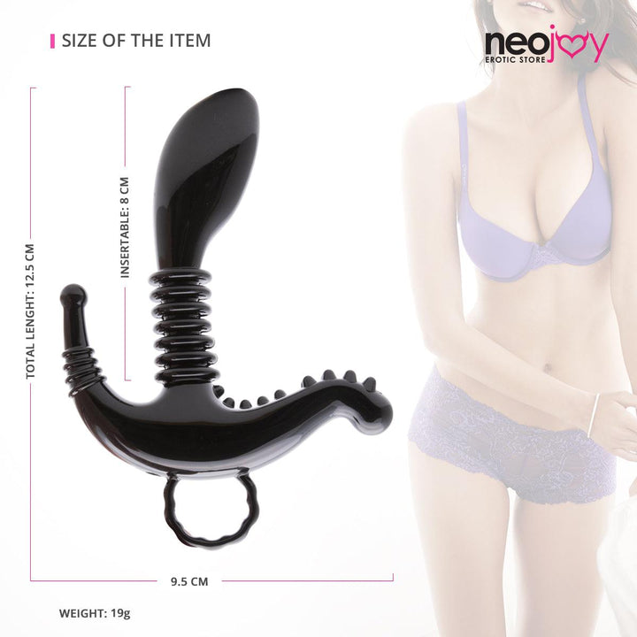 Neojoy P-Spot Hit - Solid Prostate Massager - Anal Sex Toy Perineum Stimulator - G-Spot Penetrator Adult Sex Toy - Lucidtoys