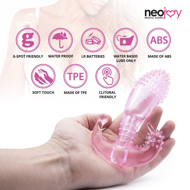 Neojoy Classic Vibe Sleeve G-Spot Prostate Massager - Clitoral Stimulation - Detachable Vibrator Sleeve Sex Toy - Lucidtoys