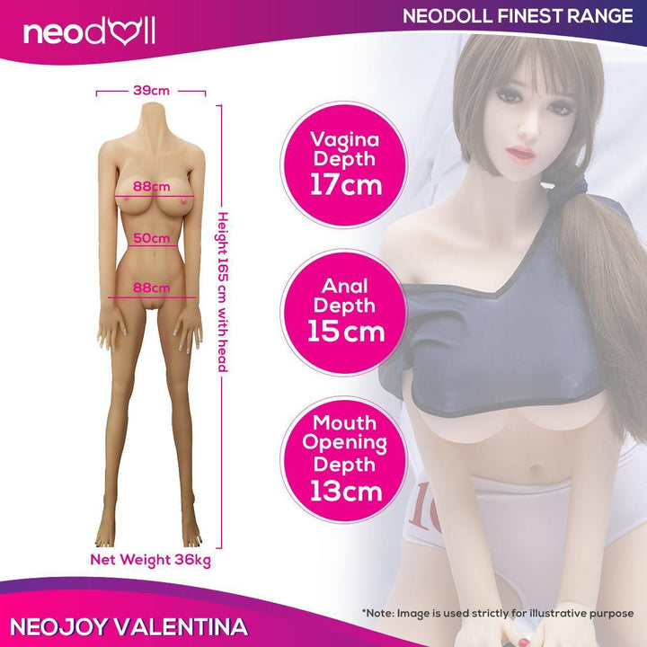 Neodoll Finest Valentina - Realistic Sex Doll - 165cm - Lucidtoys