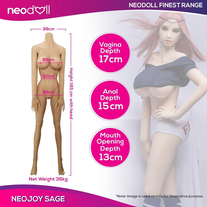 Neodoll Finest Sage - Realistic Sex Doll - 165cm - Lucidtoys