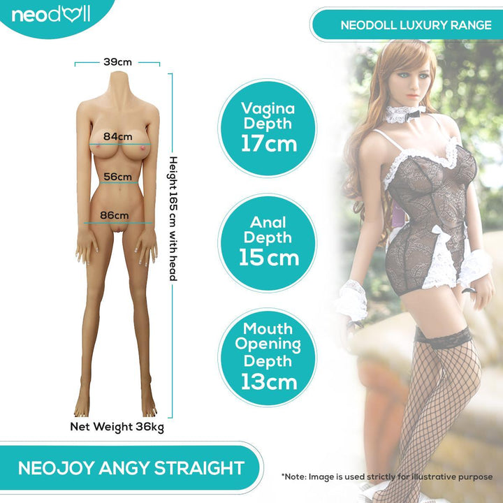 Neodoll Girlfriend Angy Straight - Realistic Sex Doll - 165cm - Lucidtoys