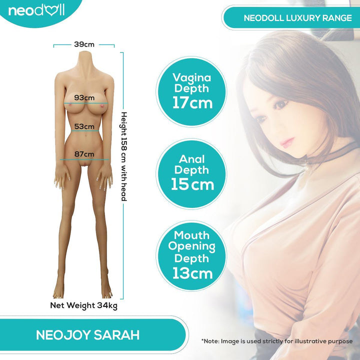 Neodoll Girlfriend Sarah - Realistic Sex Doll - 158cm - Lucidtoys